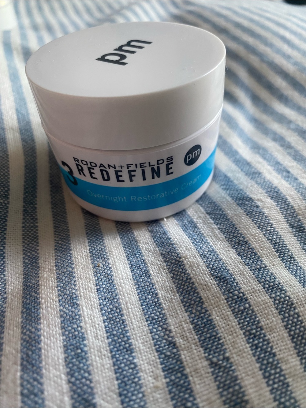 Rodan + Fields REDEFINE PM Overnight Restorative Cream - White and Blue
